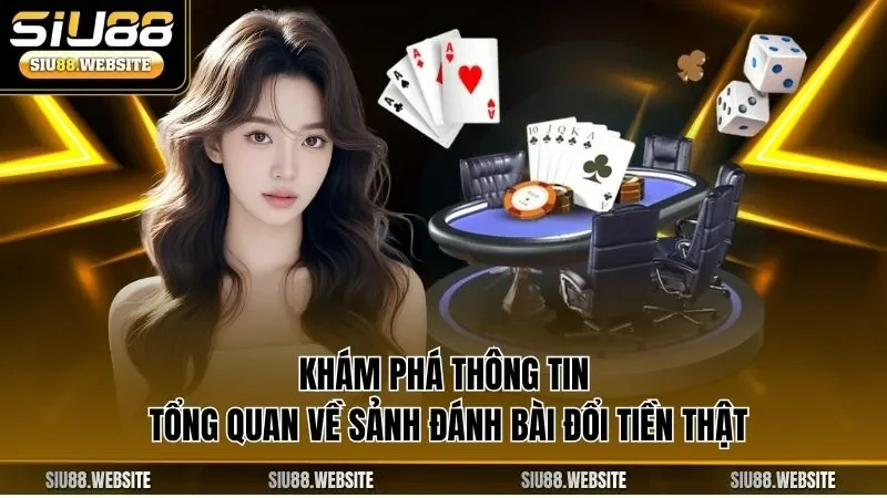 Khám phá thông tin tổng quan về sảnh đánh bài đổi tiền thật